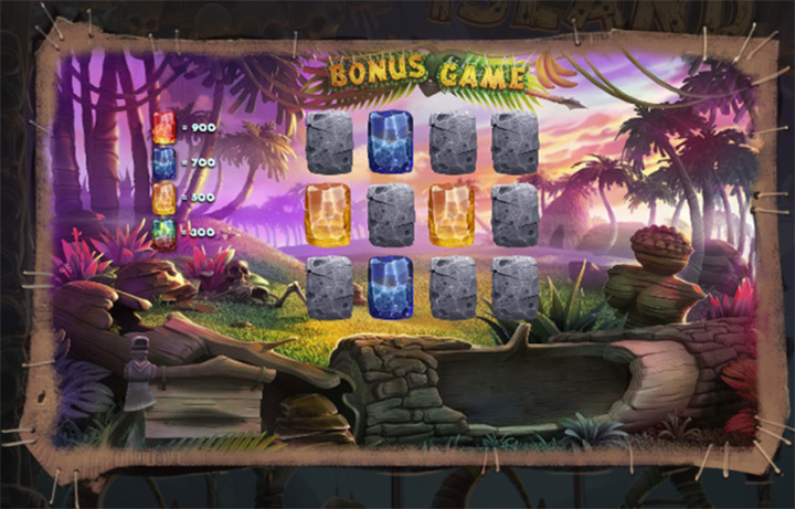 Бонусная игра аппарата Island Totem 