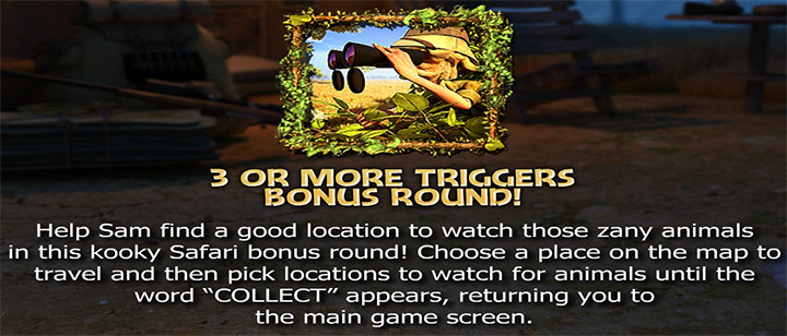 Бонусная игра Safari Sam